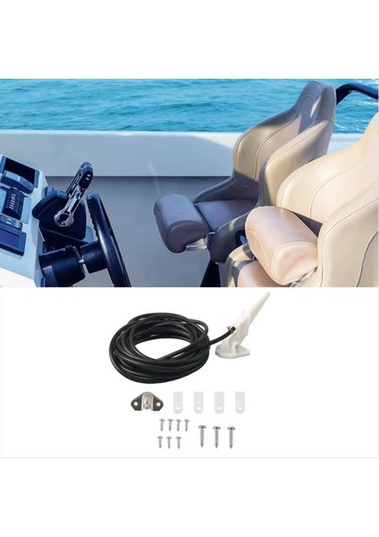 Hidrolik Basınç Hız Göstergesi Için Deniz Yat Akış Ölçer 20FT (6m) Istiridye Kabuklu Pvc Tüp Kelepçeler ve Vidalar 40GF (Yurt Dışından) fiyatları