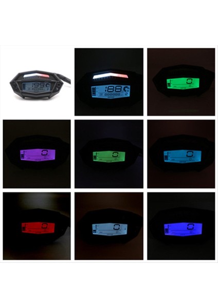 Motosiklet Gauge LCD Hızölçer Kawasaki Z1000 Için Sensör ile Ayarlanabilir Renk Takometre Göstergesi (Yurt Dışından) fiyatları