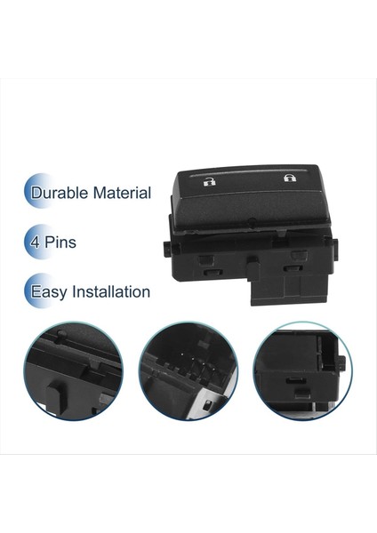 Araba Kapı Kilit Anahtarı Ön Sol Sürücü 22901816 Chevrolet Silverado 1500 Için (Yurt Dışından) fırsatları