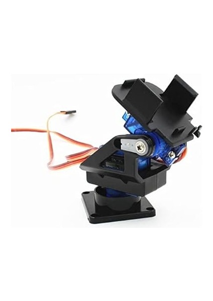 2 Eksen Pan Tilt Demonte Plastik Servo Motor Kamera Tutucu Taşıyıcı Haraket Platformu Pt Ptz Fpv SG90 Yukarı Aşağı Sağ Sol fırsatları