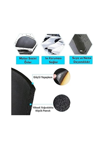 Metre Yapışkanlı Araç Oto Ses Isı Yalıtım Izolasyon Bandı Bant Epidyen Sünger En 30 mm Kalın 4 mm modelleri