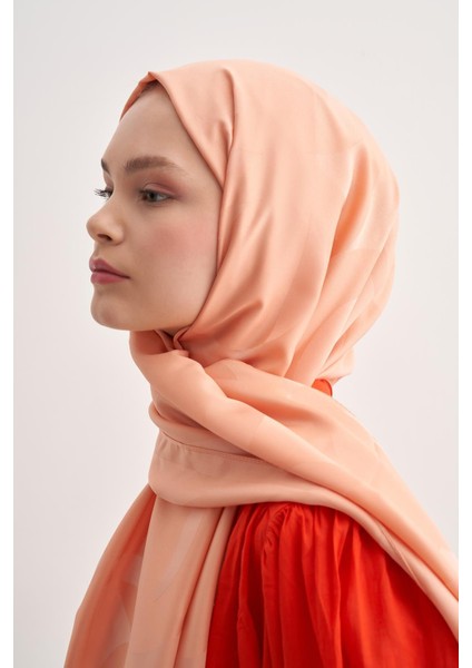 C Desen Monogram Pamuk Ipek Şal Somon fiyatları