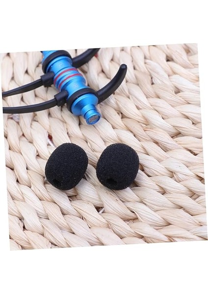 15ADET Siyah Mikrofon Rüzgar Kapağı Küçük Boy Lavalier Yaka Mikrofonu Için Yüksek Yoğunluklu Kalitesi fiyatları