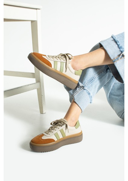 Doak Kadın Hakiki Süet Deri Bej Spor Ayakkabı modelleri