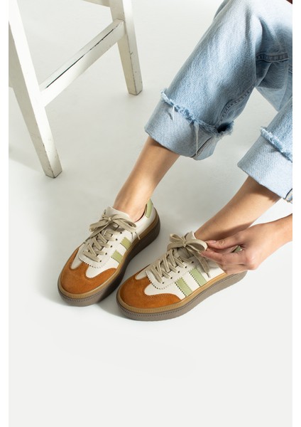 Doak Kadın Hakiki Süet Deri Bej Spor Ayakkabı fırsatları