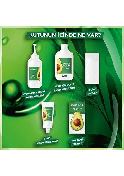 Garnier Nutrisse Yoğun Besleyici Kalıcı Krem Saç Boyası 1 Siyah fiyatları
