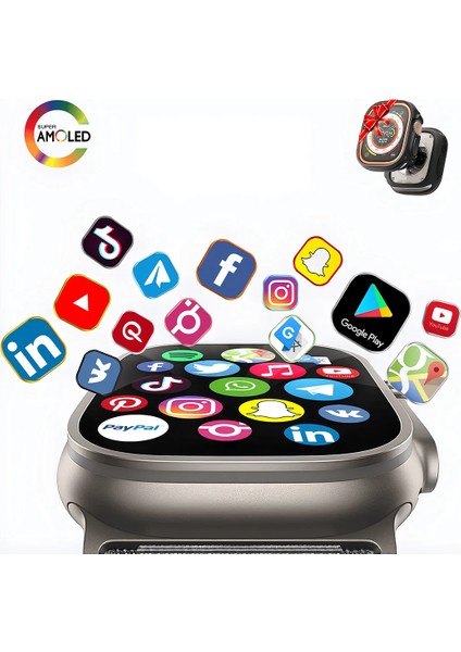 Watch Ultra 2 Pro Max Wifi Android Akıllı Saat