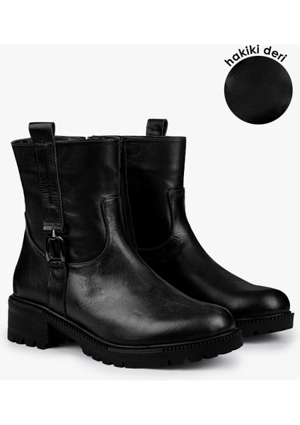 Kadın Raze Siyah Hakiki Deri Bot fiyatları