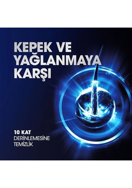 Clear Men Erkek Şampuan Cool Sport Menthol Kepeğe Karşı Etkili 600 ml