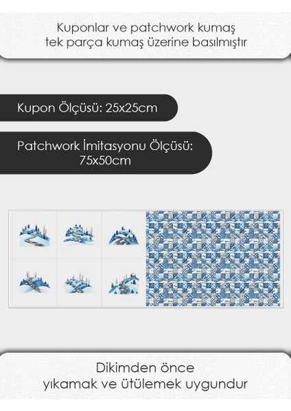 Patchwork Kumaş Seti – Dikiş ve Hobi Için %100 Pamuk Desenli Kumaş Kuponları