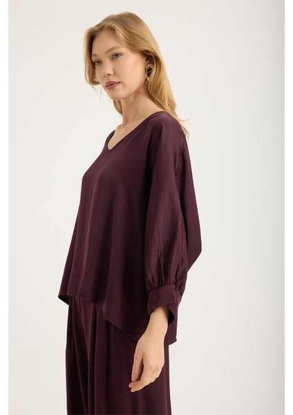 Yarasa Kesim Kolucu Manşet Bluz fiyatları