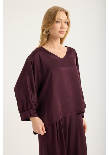 Yarasa Kesim Kolucu Manşet Bluz modelleri