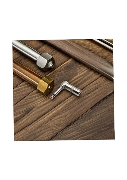 5 Adet Gitar Fişi: 6.35MM Dik Açı Mono 90 Derece Erkek Konnektörü Hoparlör Mikrofon Gitar Kabloları Çinko Alaşımlı Adaptörü indirimleri