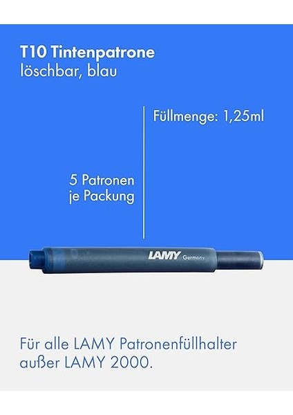 Mürekkep Kartuşları Mavi Doppelpackung (10 Kartuş) indirimleri