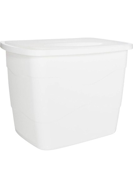 50801 Pratik Kapaklı Çöp Kovası, Beyaz
