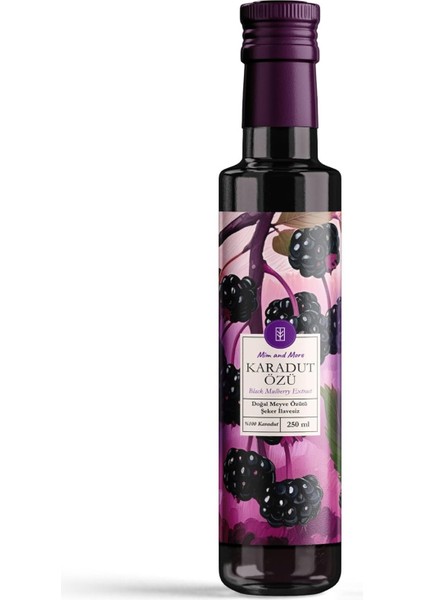 Karadut Özü -%100 Doğal, Katkısız, Şeker Ilavesiz, 250 ml
