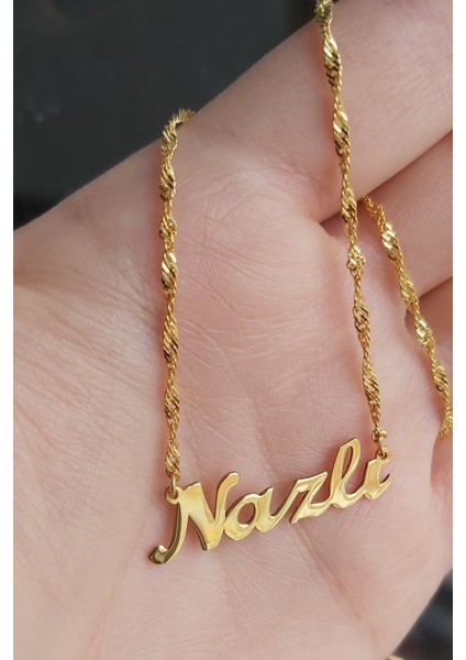 925 Ayar Gümüş Isimli Kolye