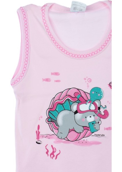 Erkek Bebek Zıbın Badi %100 Pamuk Deniz Temalı Baskılı Kolsuz Alttan Çıtçıtlı Yumuşak fiyatları