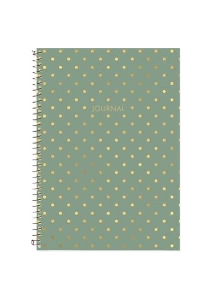 Puantiyeli Defter Çizgili Yeşil 17X24 cm modelleri