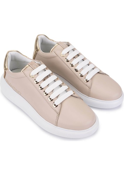 Kadın Hakiki Deri Bej Sneakers & Spor Ayakkabı 1040 91J2310 Bn Ayk SK25-26 Beıge/oro fiyatları