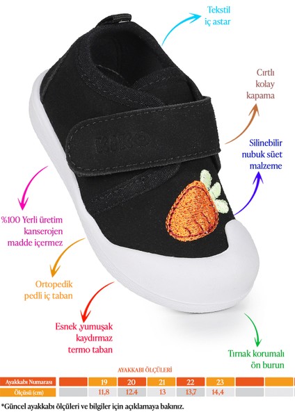 Strawberry Cırtlı Kız Bebek Ilk Adım Ortopedik Günlük Ayakkabı fiyatları