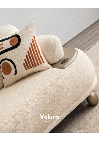 Elegance Üçlü Kanepe & 3'lü Koltuk - Krem indirimleri