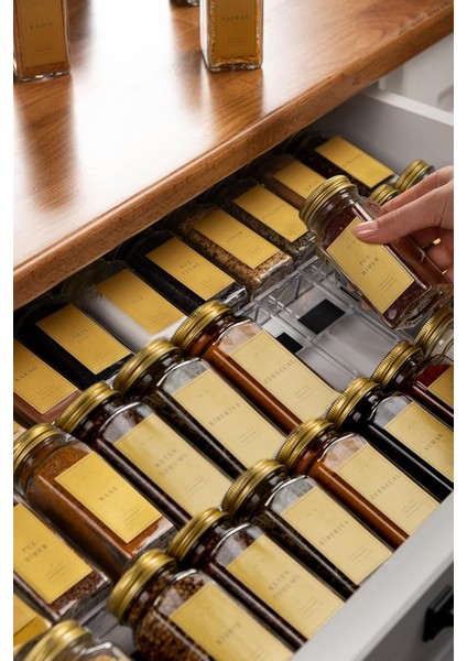 12'li Seti, 120 Ml, Kapak ve Etiketli Takım MH00GLD12