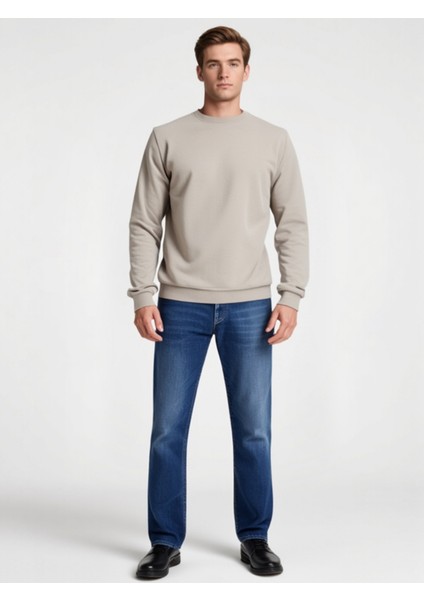 Erkek Regular Fit Yuvarlak Yakalı Sweatshirt fiyatları