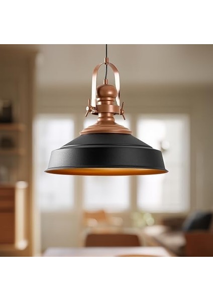 Beyaz- Tekli Sarkıt Aydınlatma Metal Sıvama, Ev, Ofis, Cafe, Restoran Avizeleri (Siyah- ) modelleri