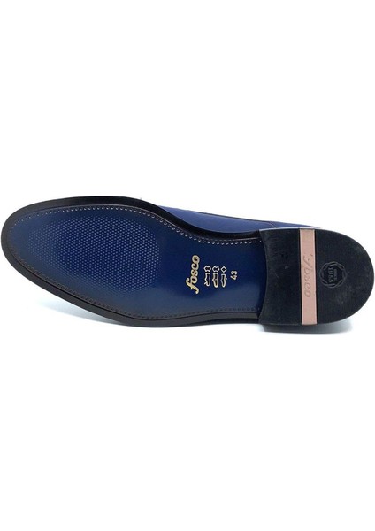 Lacivert Saten Erkek Ayakkabı 8026 848 514 fırsatları