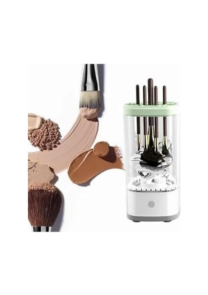 Yeni Nesil 5V Type-C Kablolu Makyaj Fırçası Temizleme Makinesi Allık Pudra Fondöten Temizleme Cihazı fiyatları