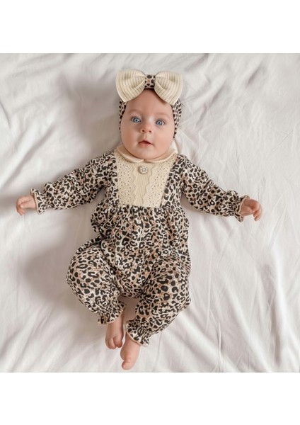 Çakar Bebe 3-12 Aylık Leoparlı TULUM-8052170 - Kahverengi