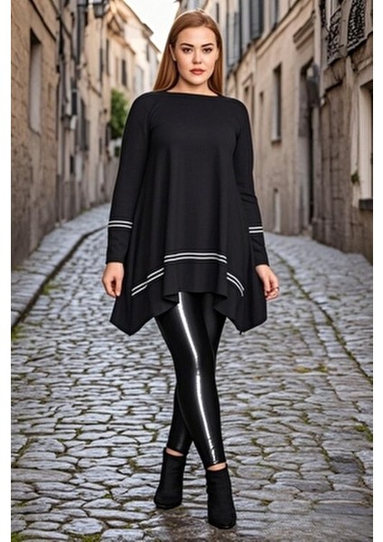 Kadın Haki Ribana Detaylı Tunik 65N18830 indirimleri