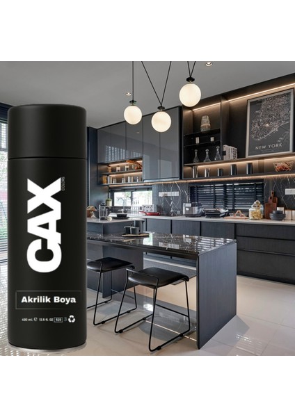 Yeni Nesil Akrilik Dönüşüm Sprey Boya 400 ml Dolap-Fayans-Cam-Plastik-Ahşap-Duvar