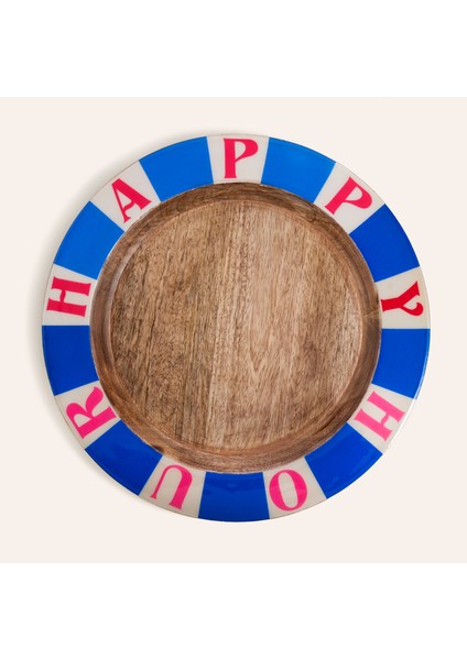 Lakrı Mango Ağacı Supla 32X32X3 cm Mavi