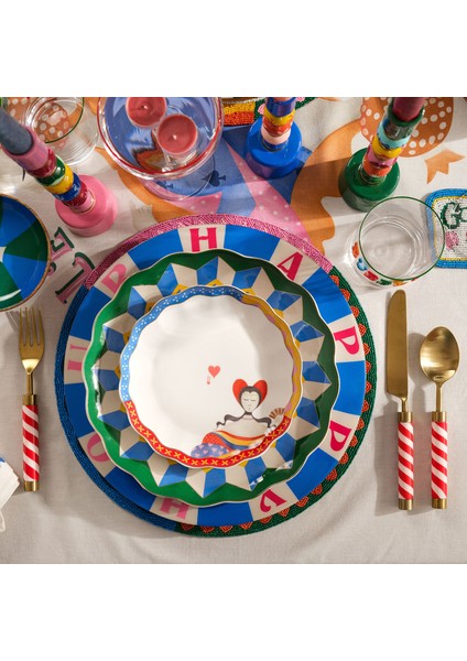 Lakrı Mango Ağacı Supla 32X32X3 cm Mavi