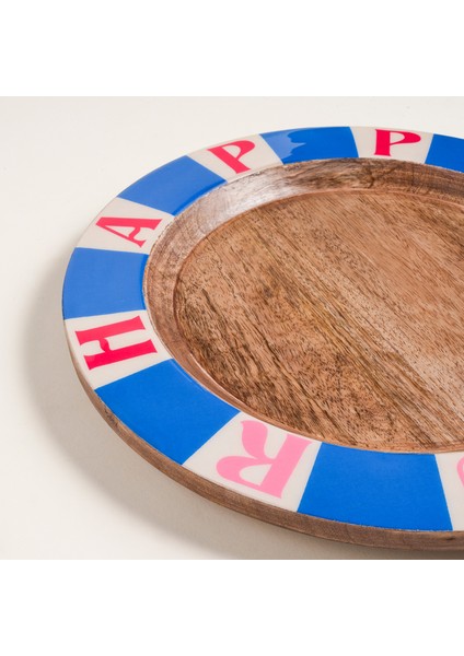 Lakrı Mango Ağacı Supla 32X32X3 cm Mavi