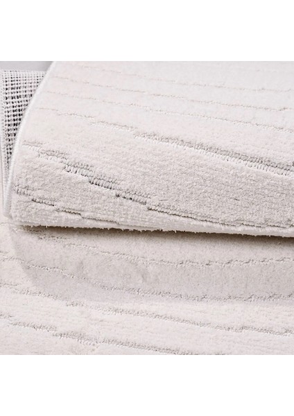 Granen Modern Beyaz Polyester Pamuk Tabanlı Makine Halısı indirimleri