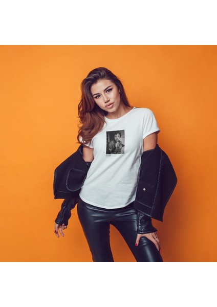 Mick Jagger Backstage At The Palladium London 1967 Tişört - Beyaz fiyatları