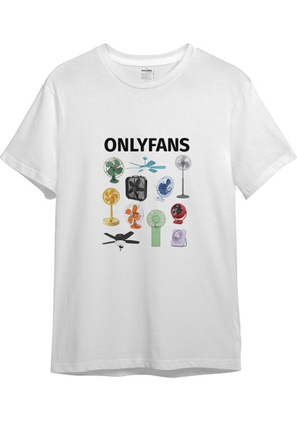 Onlyfans Tişört - Beyaz