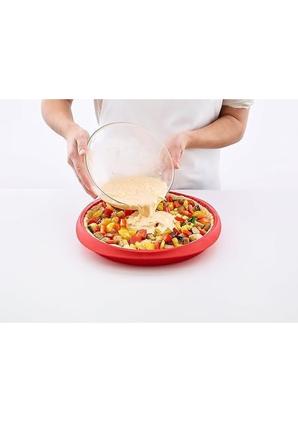 Kırmızı Silikon Tart Kalıbı 28 cm modelleri