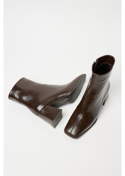 Kahverengi Rugan Kadın Küt Burun Minimal Bot fırsatları