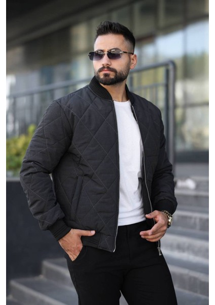 Şık Unisex Kapitone Dar Kalıp Old Money Kolej Ceket - Zamansız ve Konforlu Stil indirimleri