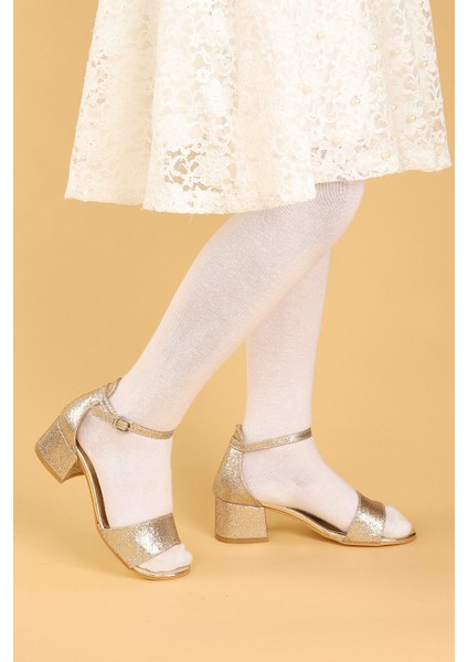 Alexa Günlük Kız Çocuk 4 cm Topuklu Sandalet Abiye Ayakkabı modelleri