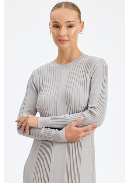 21638 Fitil Detaylı Rayon Elbise modelleri