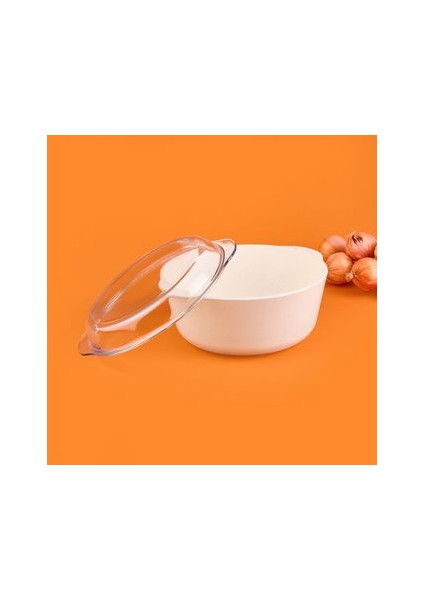 Borcam Kapaklı Tencere - Şeffaf - 25X22 cm fiyatları