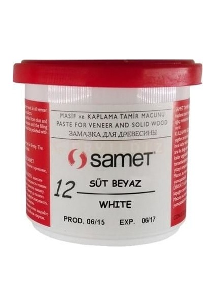 Samet Süt Beyaz Tamir Macunu 200 gr