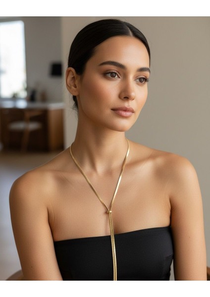 Ayarlanabilir Yılan Zincir Kolye