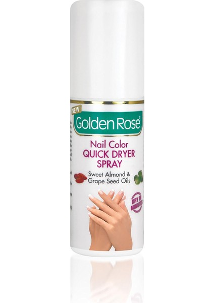 Golden Rose Nail Color Quick Dryer Spray 1 Paket modelleri