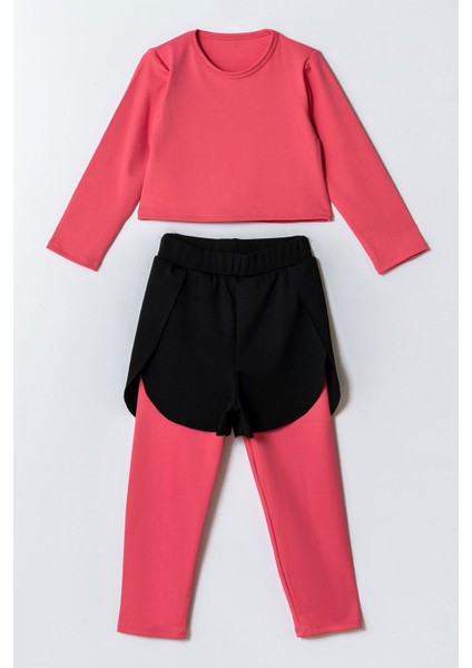 Şort Detaylı Kız Çocuk Spor Takım fiyatları